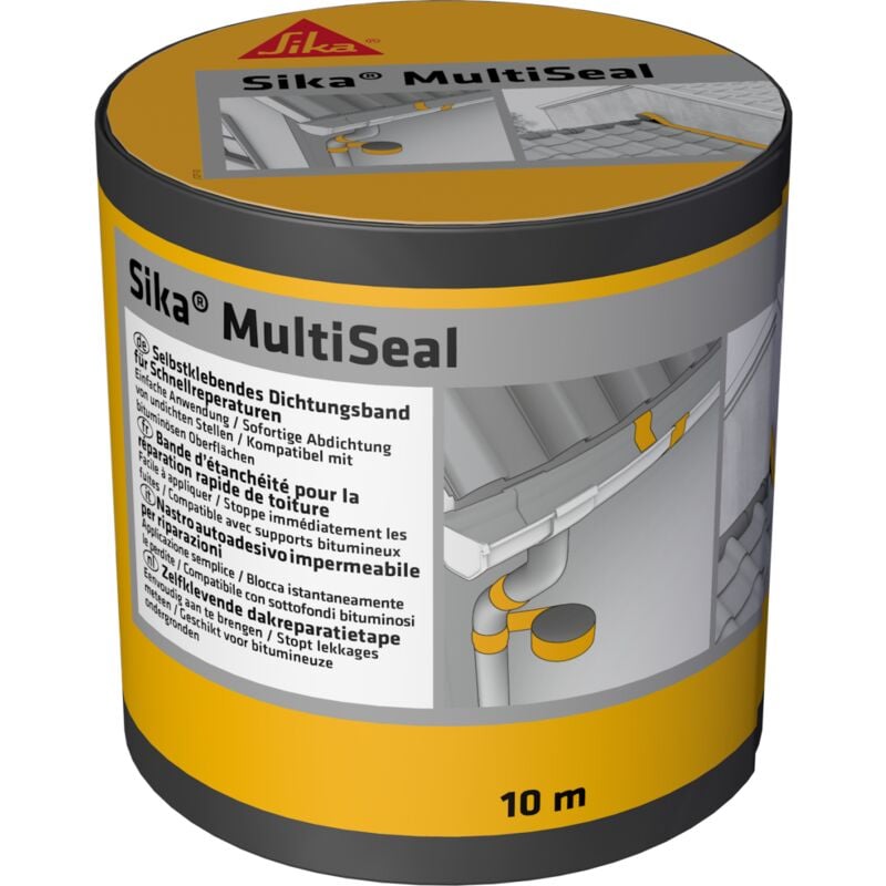 Bande d'étanchéité bitumineuse Sika Sika MultiSeal - Gris - 150mm x 10m
