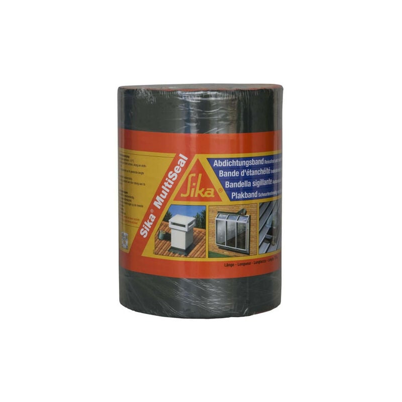 Bande d'étanchéité bitumineuse Sika Sika MultiSeal - Gris - 200mm x 10m