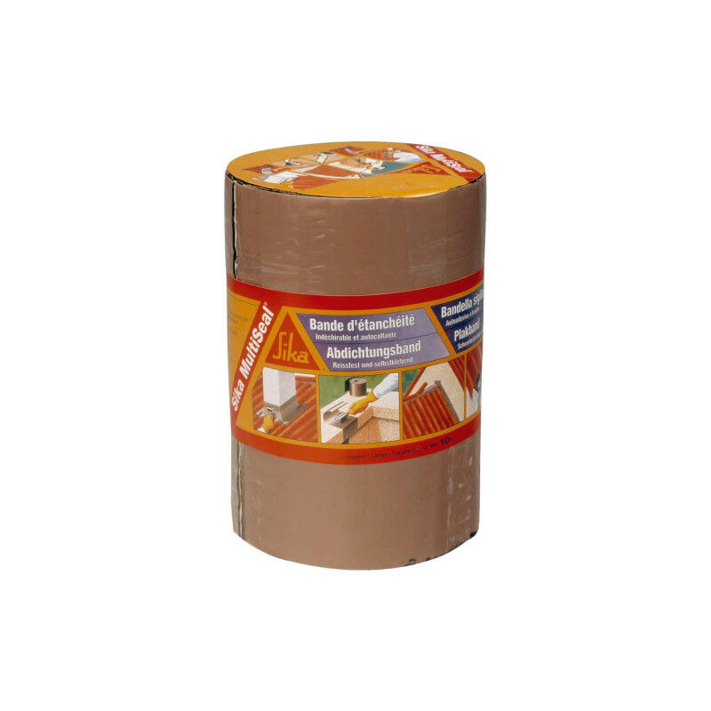 Bande d'étanchéité bitumineuse Sika Sika MultiSeal - Terre Cuite - 225mm x 10m