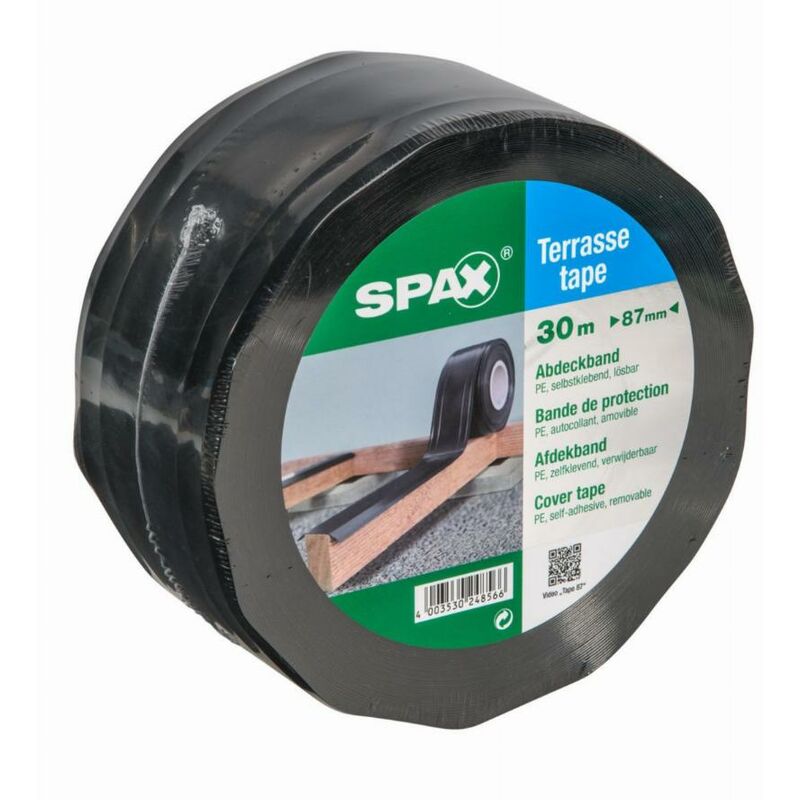 Nastro adesivo Spax largo 87 mm - Rotolo da 30 m - 4000009186419