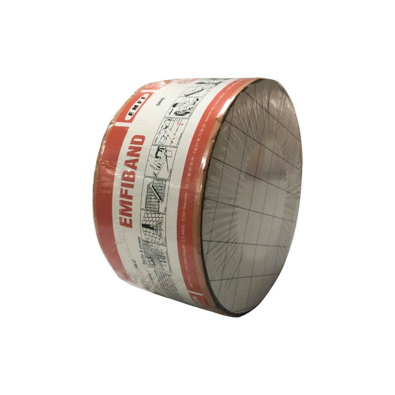 Emfi - Bande d'étanchéité autocollante à froid ocre 7,5cm x 10m