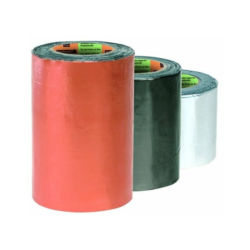 Bande etancheite bandetanche 375 10 m x 100 m aluminium