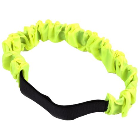 Bande Élastique pour Course à Trois Jambes - Jeu d'Équipe Extérieur - Attache Verte pour Marcheurs