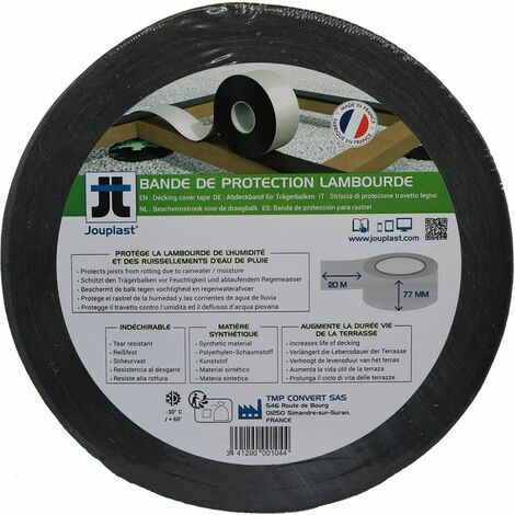 Bande étanchéité lambourde 80mm x 20 ML