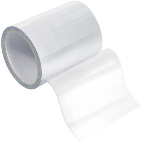 Bande Imperméable Transparente, Rustine Piscine, Reparation Piscine, Scotch Fuite Eau, Ruban Etancheite, pour piscine, tente, bâche, gouttière 7 cm x 4.9 cm