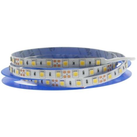 Bande LED 12V DC SMD5050 Videny IP20 60 Led/m - 5 Mètres 2700K - Ledme - LM2410