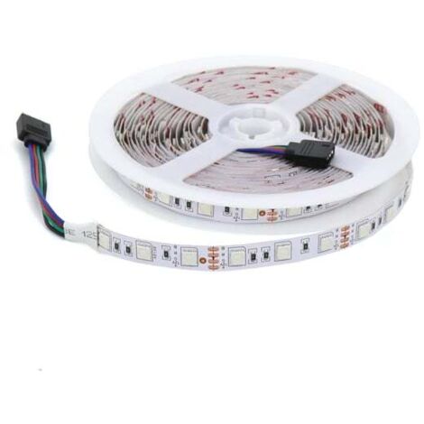Bande LED 12V DC SMD5050 Videny IP20 RGB 60 Led/m - 5 Mètres RGB - Ledme - LM2015