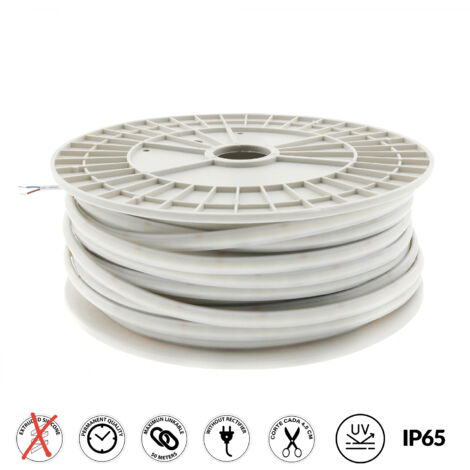 Bande Led 220Vac Cobpoint 15W/m IP65 - 50 Mètres 4000K - Ledme - LM2022
