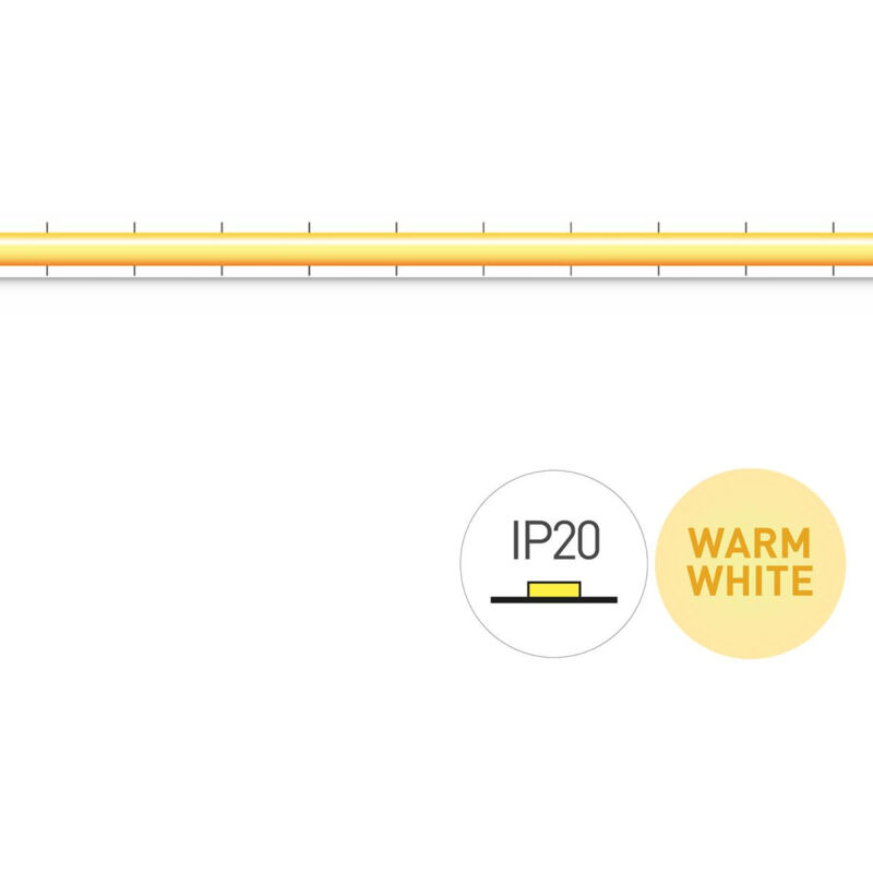 Bande Led 3000k 24v 6w/m 504 Cob Ip20 5mm 5m 252030-6333
