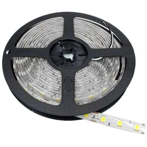 OPTONICA Ruban LED 5m étanche 60LED/m 14,4W/m - Blanc Naturel 4000K