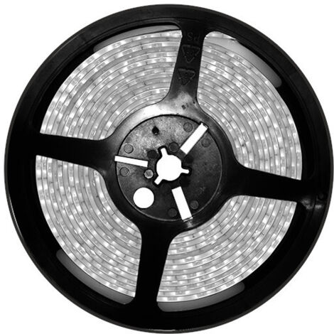 Bande LED 5m 12vdc 72w 14.4w/m Lumière du jour 4000k Ip20 Led Smd5050 240127