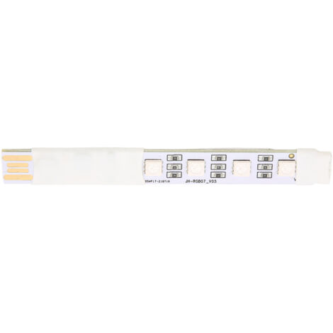 Bande LED avec Télécommande, Synchronisation Musicale, Interface 4 Broches, Éclairage Pratique pour Maison - Blanc
