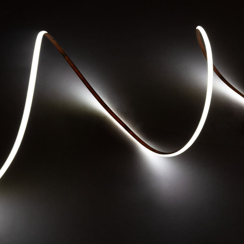 Bande led cob 5M 5W/M 450Lm/M 4000ºK IP20 24VDC [SKY-FSLCOB-480L-4mm-W]