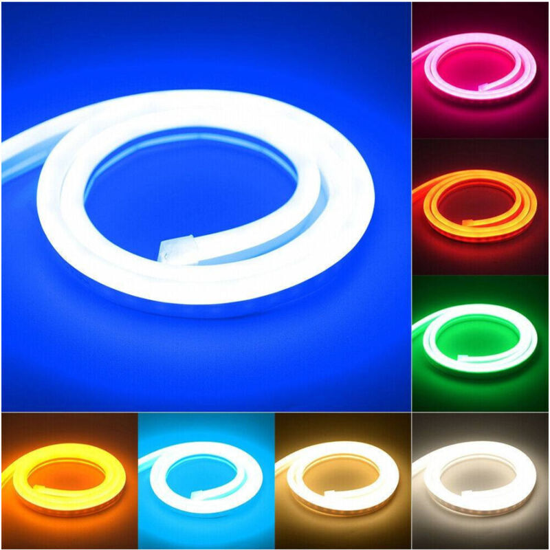 Bande Led étanche En Silicone Dc12v à Effet Tube Néon Coloré
