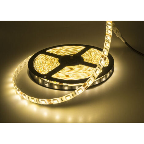 Bande Led Flexible 5050 5mt Adhésif Intérieur Extérieur Ip65