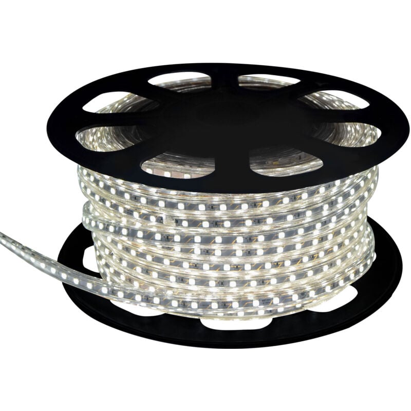 Matel - Bande led 220v ip68 25 mètres smd5050 neutre