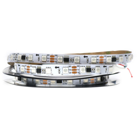 Bande LED Numérique 12V DC SMD5050 Ritt IP20 60 Led/m - 5 Mètres RGBIC - Ledme - LM2018