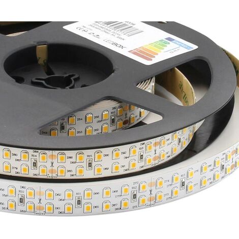 Bande LED SMD2835 mono-couleur, puce LED Samsung, DC24V, 5m