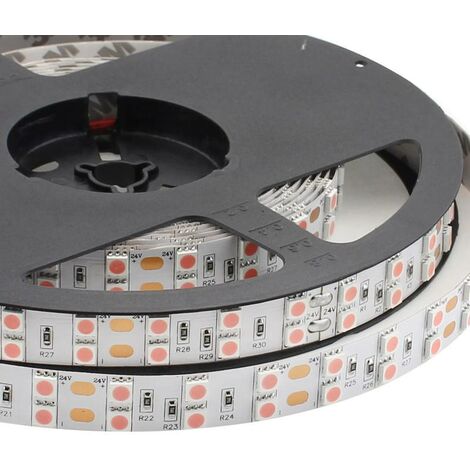 Bande LED SMD5050, DC24V, 5m (120 Led/m), PINK - IP20,