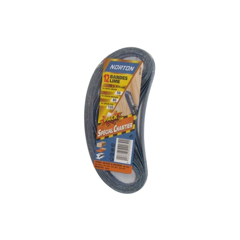 Norton - Bande lime 13x454 g.assortis x12 pack