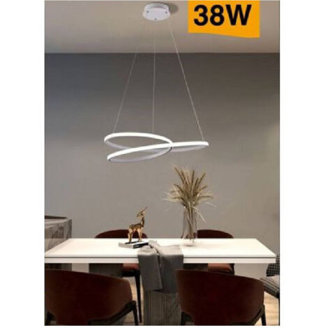Bande Lumineuse Continue Moderne Led Chandelier 38w Light 6500k 4000k B62-b