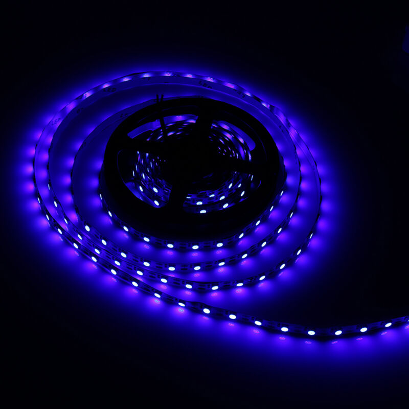 Bande lumineuse LED 5050 de 5 mètres, alimentée par USB 5V, adaptée à l'éclairage d'arrière-plan de la télévision et de l'ordinateur (bleue)