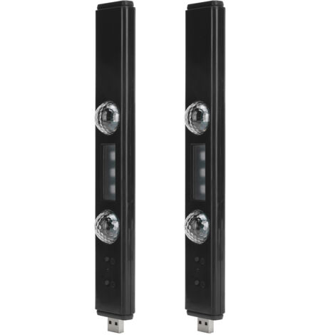 Bande lumineuse LED rechargeable USB pour voiture avec télécommande, idéale pour l'éclairage d'ambiance à l'intérieur du véhicule.