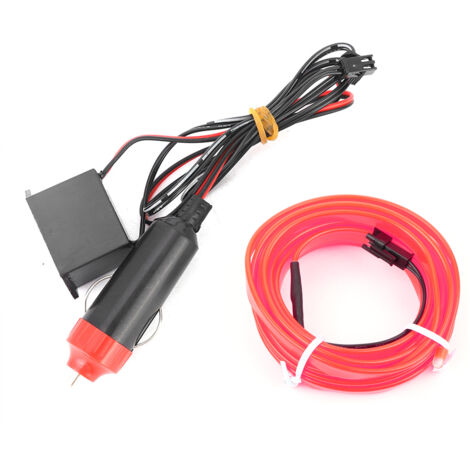 Bande lumineuse LED rouge pour décoration intérieure voiture