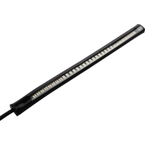 Bande lumineuse LED universelle 48 SMD pour moto, feu stop, clignotant, gaine étanche, feu arrière de plaque d'immatriculation.
