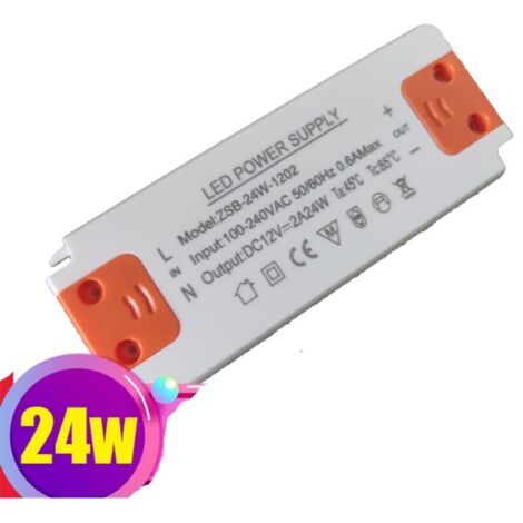 Bande lumineuse ultra-mince à tension constante DC12V pour éclairage de placard/miroir de salle de bain (24W)
