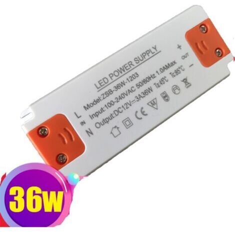 Bande lumineuse ultra-mince à tension constante DC12V pour éclairage de placard/miroir de salle de bain (36W)