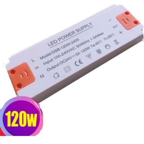Bande lumineuse ultra-mince à tension constante DC24V pour éclairage de placard/miroir de salle de bain (120W)