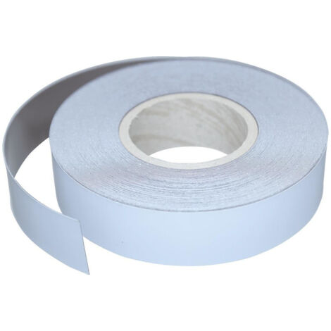 Bande magnétique blanc enrobé 30 m x 30 mm