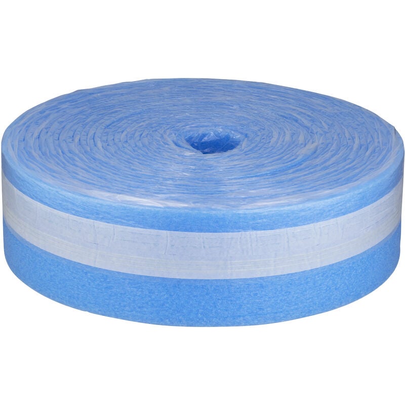 Bande périphérique avec bavette adhésive pour plancher chauffant Noyon&thiebault 25 mètres