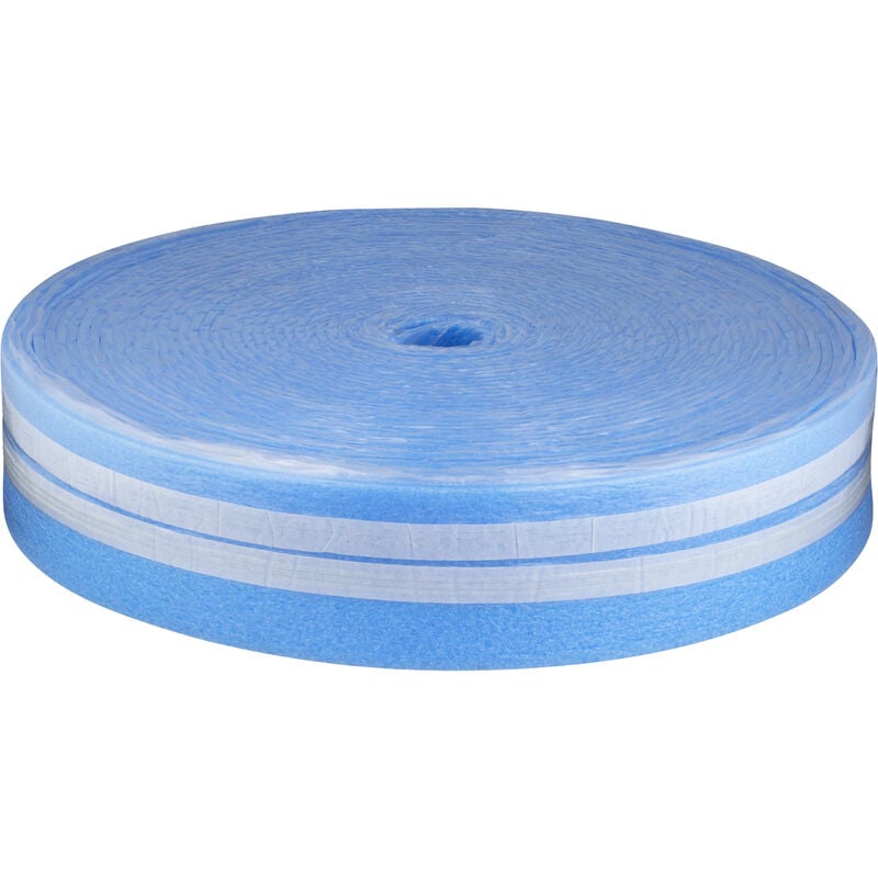 Noyon&thiebault - Bande périphérique avec bavette adhésive pour plancher chauffant 50 mètres