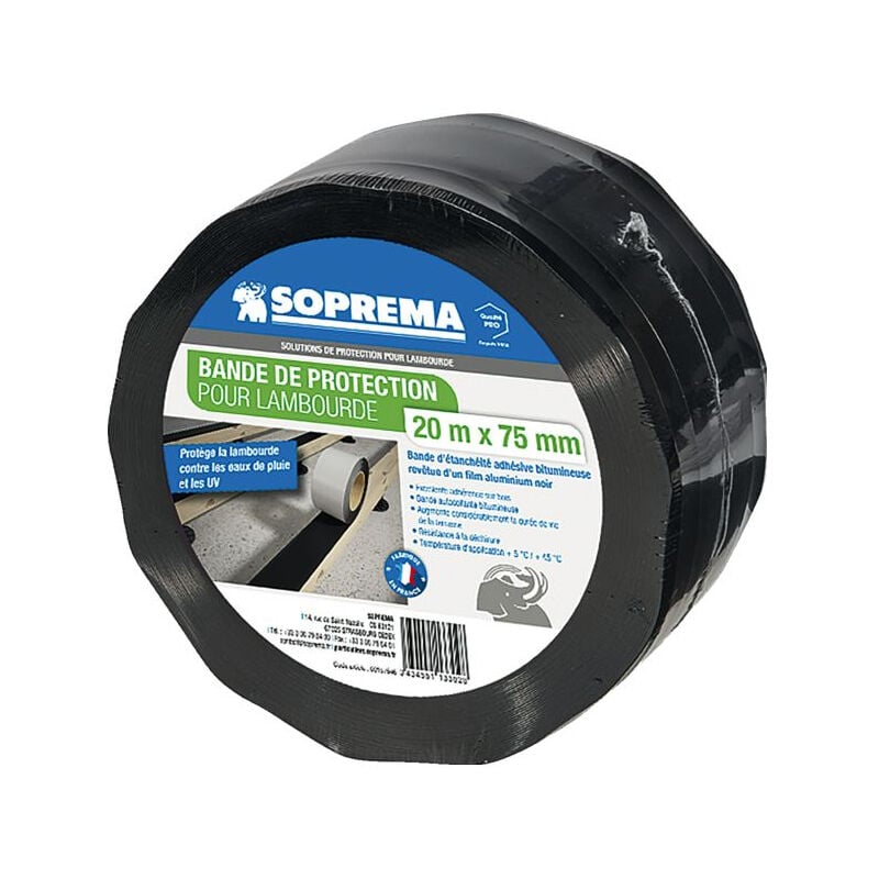 Soprema - Bande Protection Lambourde 7.5cm x 2m