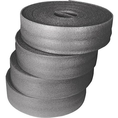 Bande resiliante pour bordure avec folie, 150x8mm, 100 m 4 rouelaux de 25 m