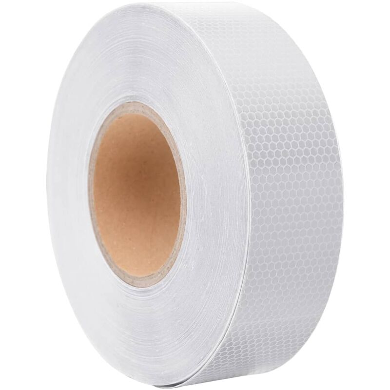 Vidaxl - Bande réfléchissante Blanc 5 cmx50 m pvc