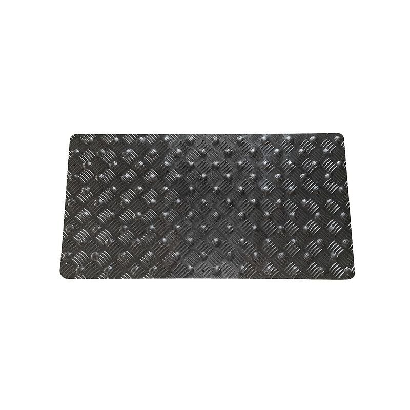 Wattelez - Dalles podotactiles intérieures et extérieures Wacces - à visser ou coller - aluminium grain de riz - 420 x 825 mm