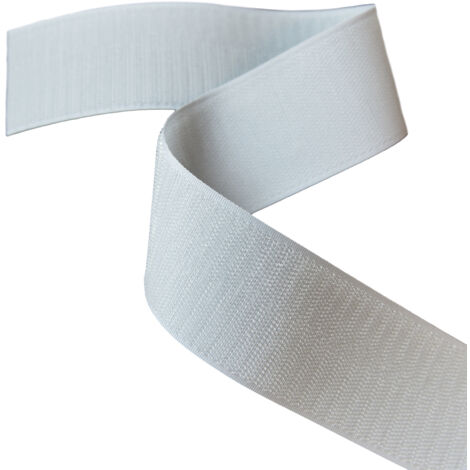Bande velcro scratch ignifugé Gris clair 5 cmx2 m
