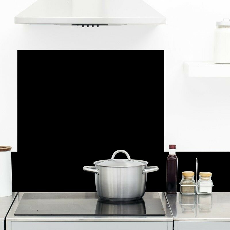 99déco - Bandeau alu lot de 2 L100xH 20cm Total Black - Noir