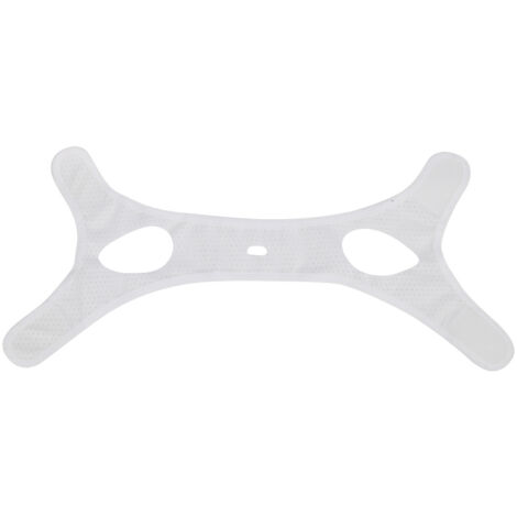 Bandeau Anti Ronflement Homme Femme, Mentonnière Apnée Sommeil, Support Mâchoire Respirant (Blanc)