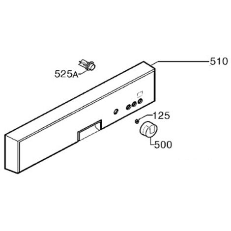 BANDEAU ASSEMBLE ALUMINIUM REP 510 POUR LAVE VAISSELLE ELECTROLUX - 156088270