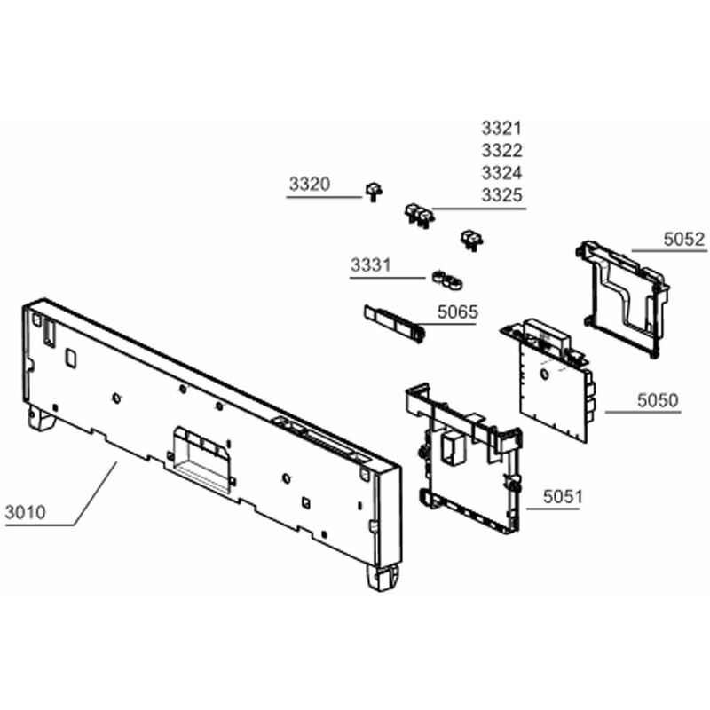 Beko - Pannello (n. di rif. 3010) - Lavastoviglie 352999