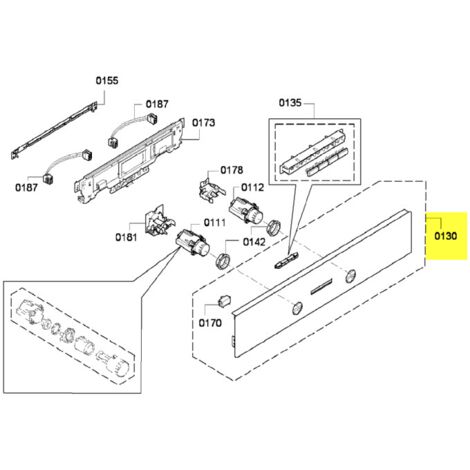 BANDEAU DE COMMANDE pour FOUR SIEMENS - 00674868