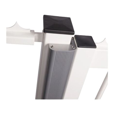 Bandeau de finition RAL 9005 pour ventouses MAG-UNIT 2500 / PROFIL EN ALU DE 2M - LOCINOX -