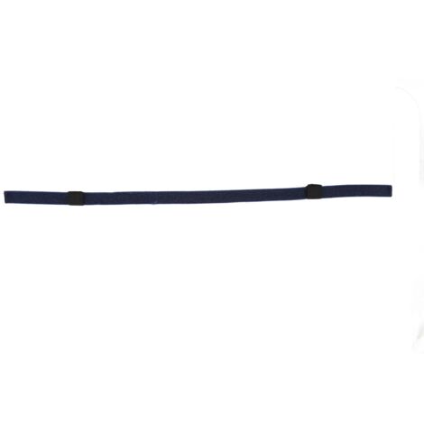 Bandeau de Fixation pour Cannule Nasale en Silicone Douce et Ajustable - Confort Optimal - Bleu Foncé