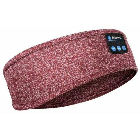 Bandeau de masque pour les yeux de sommeil avec musique Bluetooth Bandana de sport Bluetooth Bandeau de yoga Idéal pour l'exercice, le sommeil latéral, les voyages en avion, la méditation et la relaxa