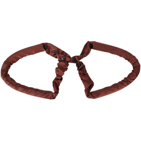 Bandeau de nuit en mousse EVA avec bigoudis sans chaleur pour boucles définies - Accessoire coiffure DIY marron