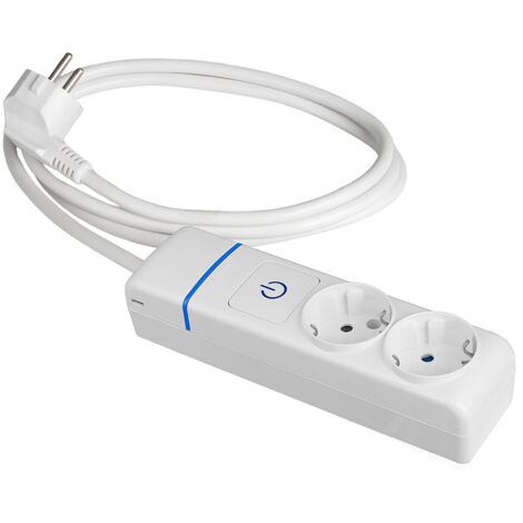 Bandeau de prises 2 prises avec interrupteur Solera 8012pil 250 V 16 A (1.5 m)